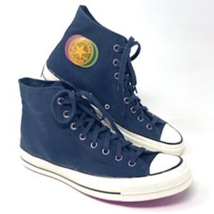 Converse Chuck 70 Shoes Men's HI Obsidian Bold Citron Egret Canvas Size 170491C